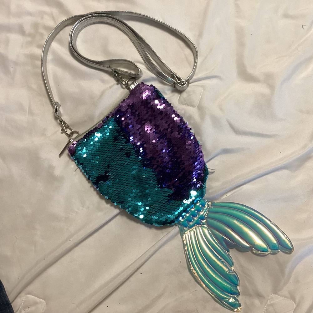 Mermaid Tail Flippy Sequin Purse